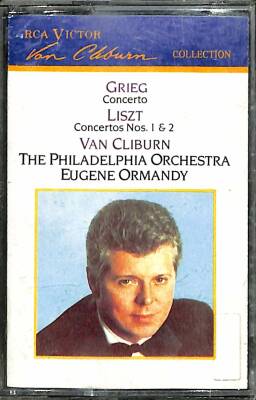 Grieg Liszt Concertos Cliburn Ormandy Philadelphia Orchestra Kaset KST23615 - 1