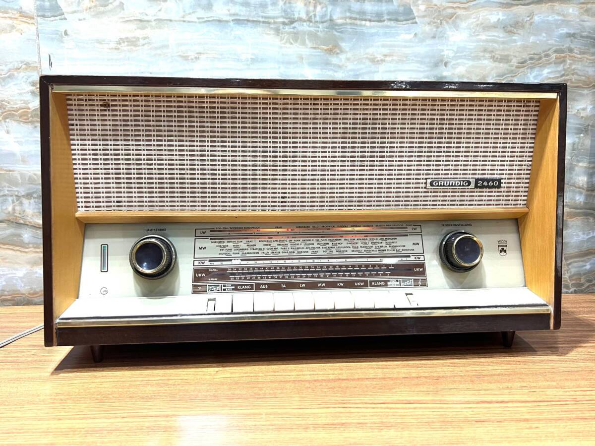 GRUNDIG 720 Lambalı 7FM Li Nostalji Koleksiyonluk Antika Radyo RDY19 - 5