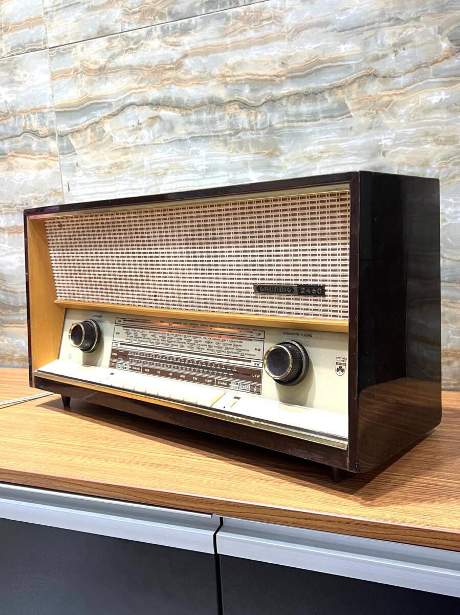 GRUNDIG 720 Lambalı 7FM Li Nostalji Koleksiyonluk Antika Radyo RDY19 - 3