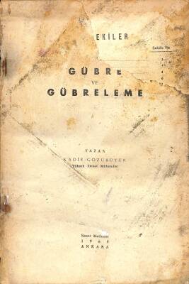 Gübre Ve Gübreleme NDR79738 - 1