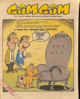 Gümgüm Haftalık Mizah Dergisi Sayı24 28 Nisan 1986 NDR21651 - 1