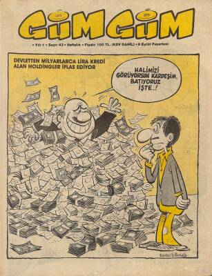 Gümgüm Haftalık Mizah Dergisi Sayı43 8 Eylül 1986 NDR21635 - 1