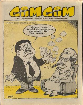 Gümgüm Haftalık Mizah Dergisi Sayı49 20 Ekim 1986 NDR21670 - 1