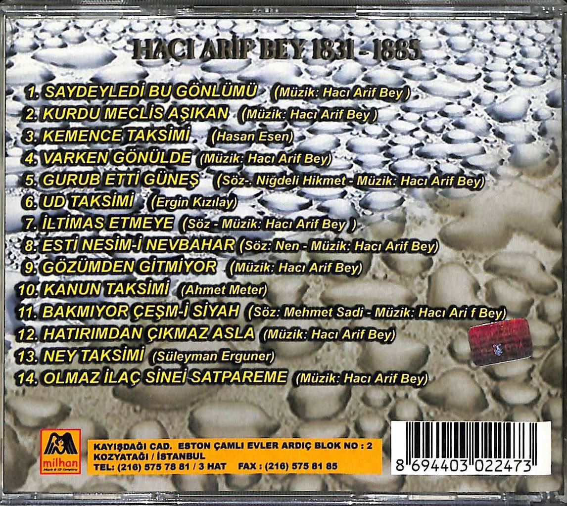 Hacı Arif Bey 1831 - 1885 CD (İkinci El) CD3672 - 2