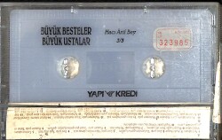 Hacı Arif Bey - Büyük Besteler Büyük Ustalar Kaset (Beyaz Bandrol - İkinci El) KST27197 - 2