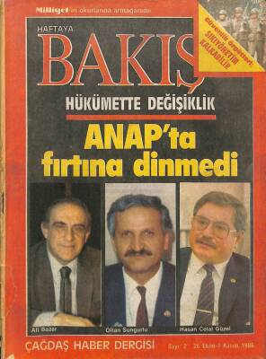 Haftaya Bakış 26 Ekim-1 Kasım 1986 - ANAPta Fırtına Dinmedi DRG374 - 1