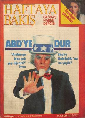 Haftaya Bakış Dergisi Sayı 27 19 - 25 Nisan 1987 NDR84360 - 1