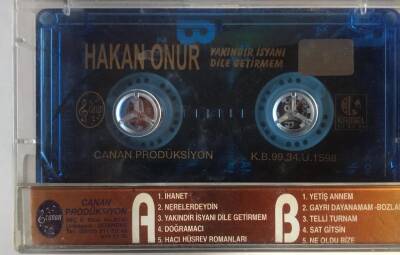 Hakan Onur *Yakındır İsyanı Dile Getirmem * Kaset KST18608 - 2