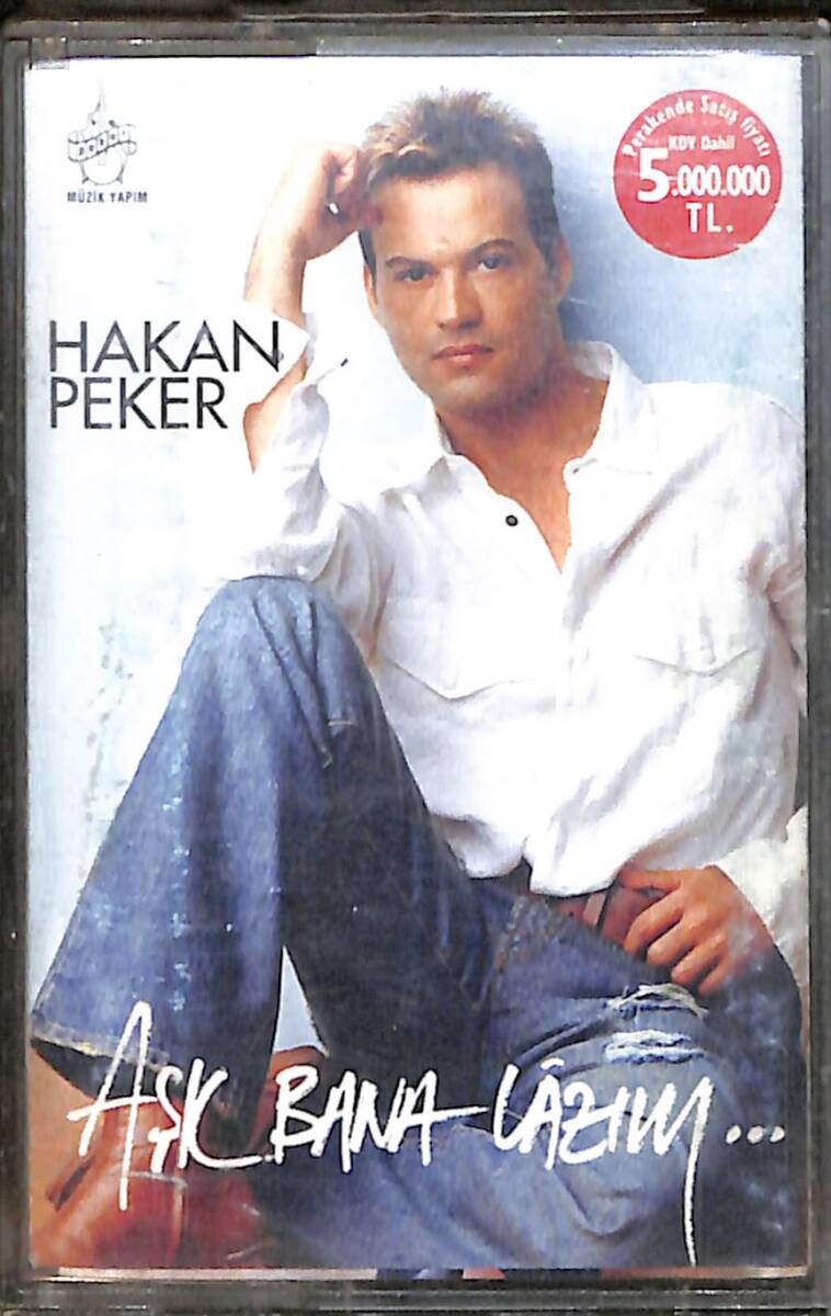 Hakan Peker - Aşk Bana Lazım Kaset (İkinci El) KST27135 - 1