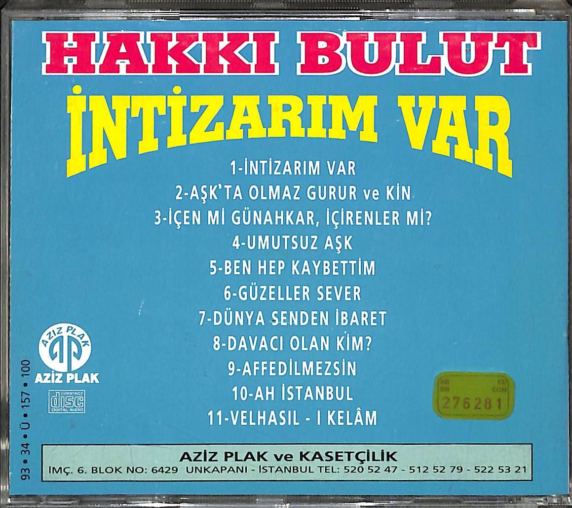 Hakkı Bulut - İntizarım Var CD (İkinci El) CD3604 - 2