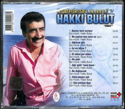 Hakkı Bulut - Ne Yaptım Ben Sana Ne Ne Ne (Sıfır Ürün) CD Müzik CD3406 - 2