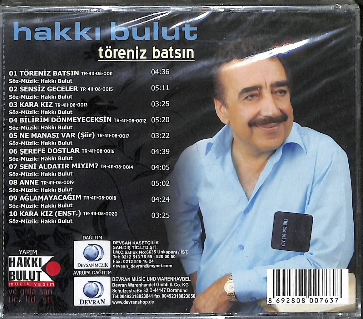 Hakkı Bulut - Töreniz Batsın CD (Sıfır) CD3558 - 2