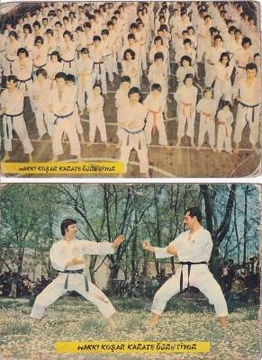 Hakkı Koşar Judo 2li Kartpostal KRT10376 - 1