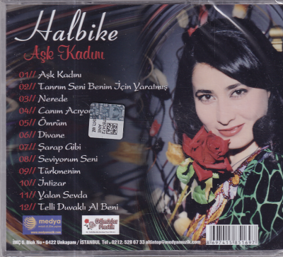 Halbike - Aşk Kadını (Sıfır Ürün) CD Müzik CD1395 - 2