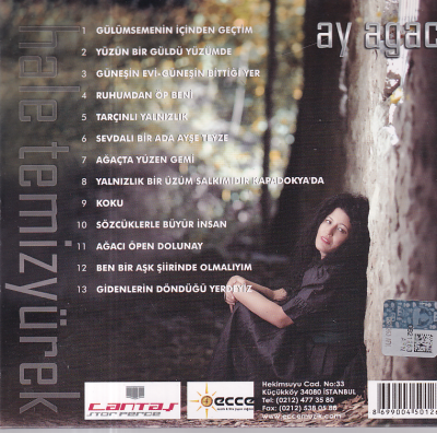 Hale Temizyürek *Ay Ağacı* ( İkinci El ) CD Müzik CD1356 - 2