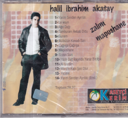 Halil İbrahim Akatay - Zalim Mapushane (Sıfır Ürün) CD Müzik CD1408 - 2