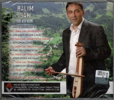 Halim Sak - *Kendi Düşen Ağlamaz* ( İkinci El ) CD Müzik CD773 - 8