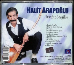 Halit Arapoğlu - İnsafsız Sevgilim (Sıfır Ürün) CD Müzik CD2383 - 6