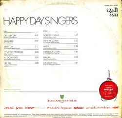 Happy Day Singers 1972 LP (109) PLK17614 - 2