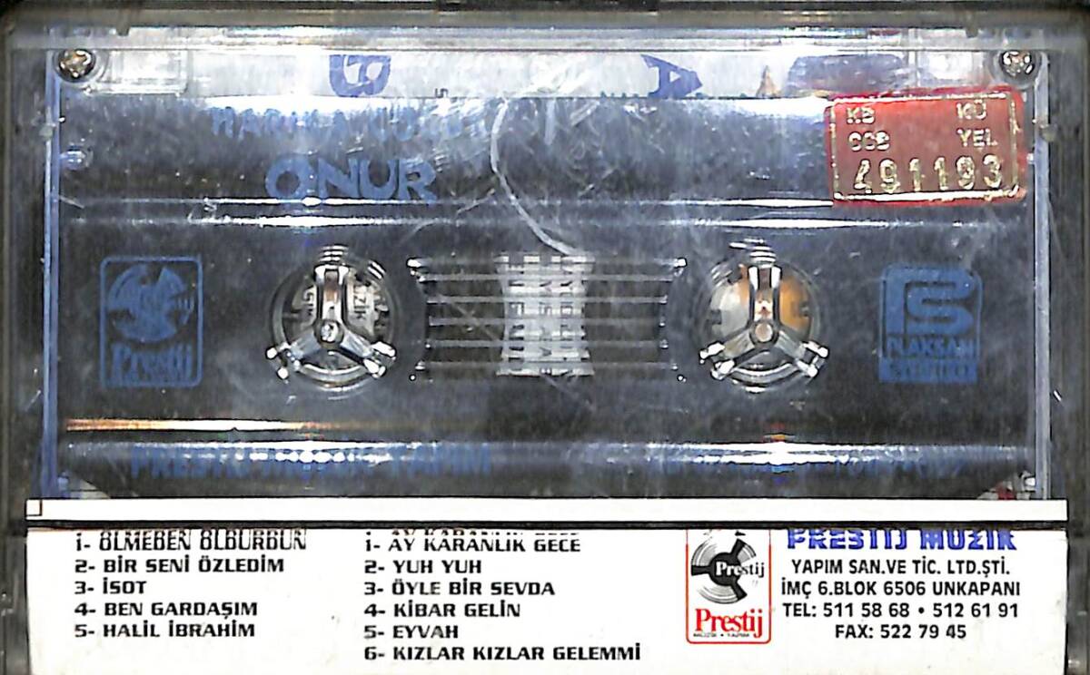 Harika Çocuk Onur - Ben Gardaşım Kaset (İkinci El) KST26639 - 2