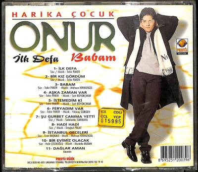 Harika Çocuk Onur - İlk DefaBabam CD Müzik (İkinci El ) CD2994 - 6