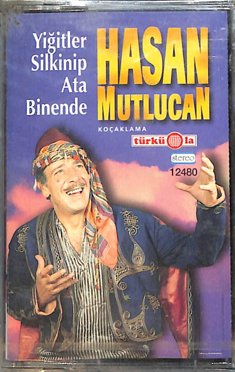 Hasan Mutlucan - Yiğitler Silkinip Ata Binende Kaset (Kırmızı Bandrol - Türküola Baskı - Sıfır) KST27521 - 1