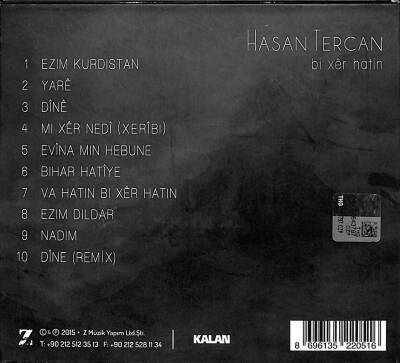 Hasan Tercan *Bi Xer Hatin* ( İkinci El ) CD Müzik CD1660 - 2