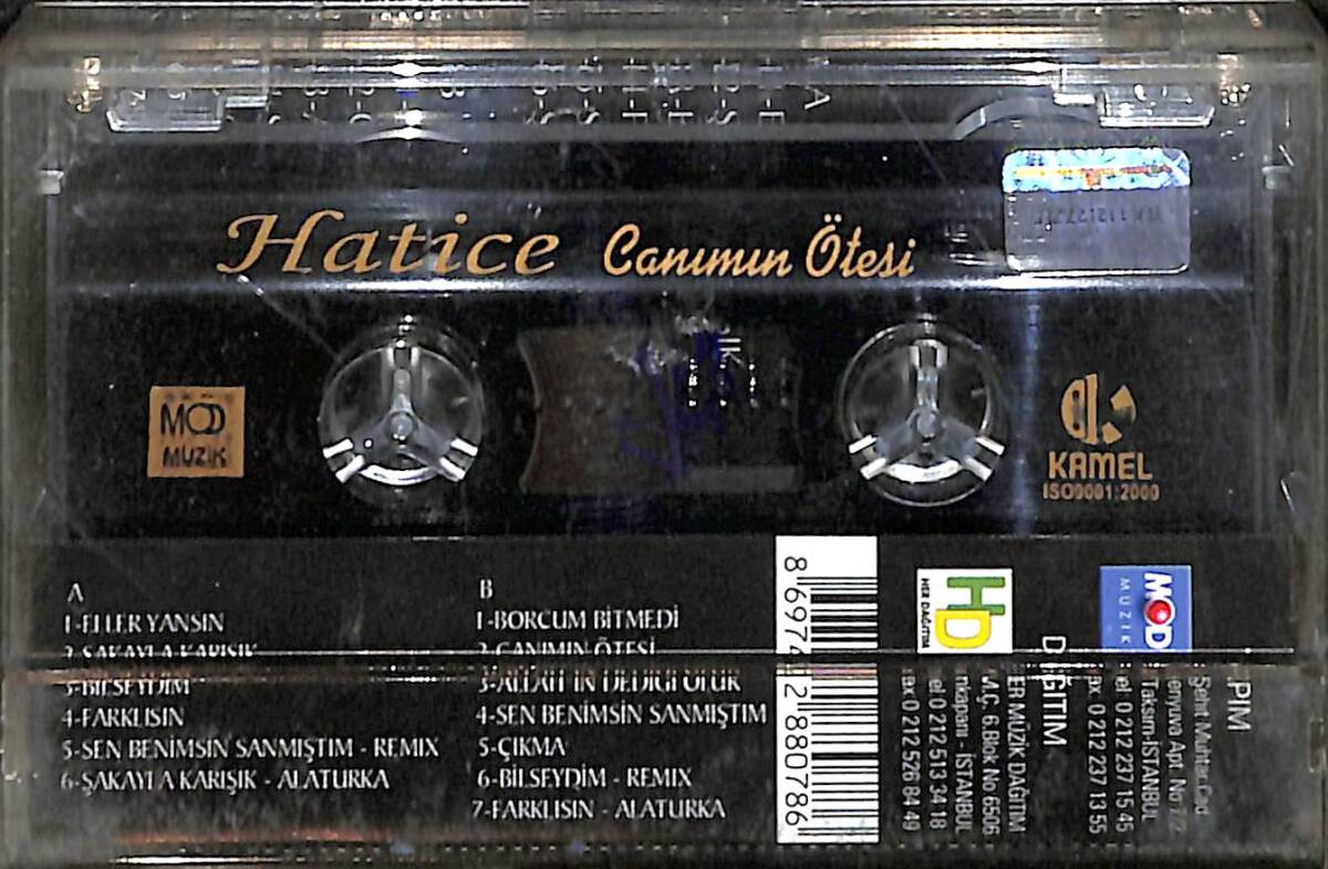 Hatice - Canımın Ötesi Kaset (İkinci El) KST26354 - 2