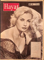 HAYAT DERGİSİ 1 Nisan 1960 Sayı: 14 - Kapak: Anita Ekberg - Aksaray Meydanı Ve Ordu Caddesi - Marilyn Son Filmine Hazırlanıyor NDR88983 - 1