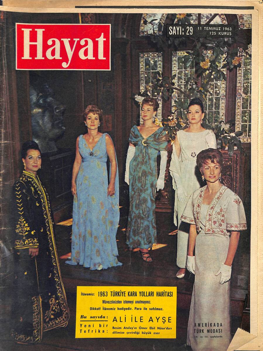 HAYAT Dergisi 11 Temmuz 1963 Sayı: 29 - Uçan Balıklar Adası : Barbados - Bir Sanat Yolculuğunun Hikayesi NDR92169 - 1