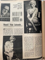 HAYAT DERGİSİ 12 Mart 1964 Sayı: 12 - Kapak: İdil Biret - Melike Farah Bu Yaz İstanbul'a Gelecek - Marilyn Monroe'nun Hayali Yine Sahnede NDR88874 - 3
