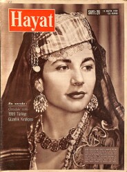 HAYAT Dergisi 15 Mayıs 1959 Sayı: 20 - Kapak: Mine Coşkun - Süreyya Katolik, Gabriella Müslüman Oluyor Mu NDR88997 - 1