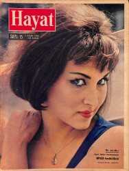 HAYAT DERGİSİ 2 Nisan 1964 Sayı: 15 - Kapak: Pascale Roberts - Bay Sadak'a Göre İdeal Güzel Süreyya NDR88902 - 1