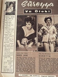 HAYAT DERGİSİ 20 Eylül 1962 Sayı: 39 - Kapak: Mara Lane - Süreyya Ve Öteki - Giresun'un Amerika Seyahati - Süreyya'nın Rüzgarına Kapılanlar NDR88966 - 3