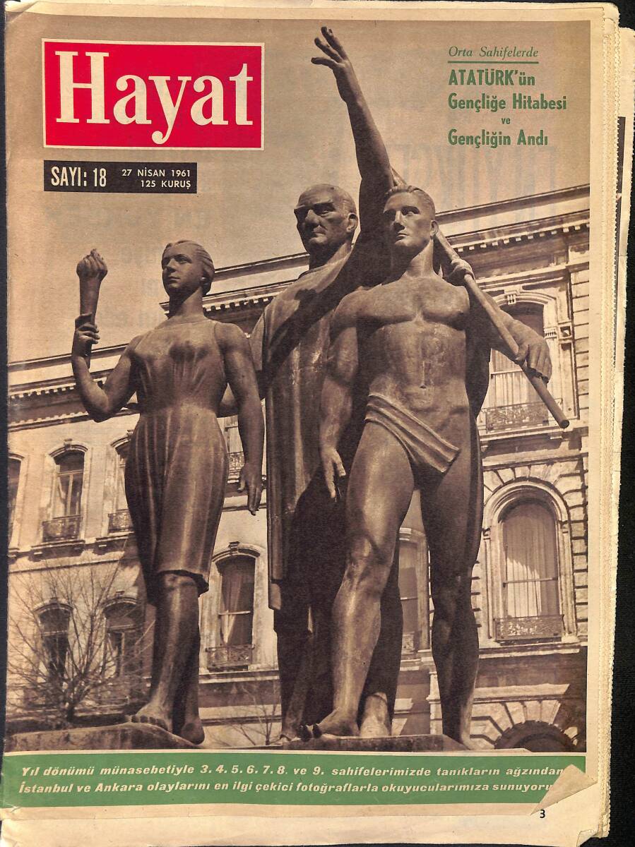 HAYAT Dergisi 27 Nisan 1961 Sayı: 18 - Tanıklar İstanbul Ve Ankara Olaylarını Anlatıyor NDR92161 - 1