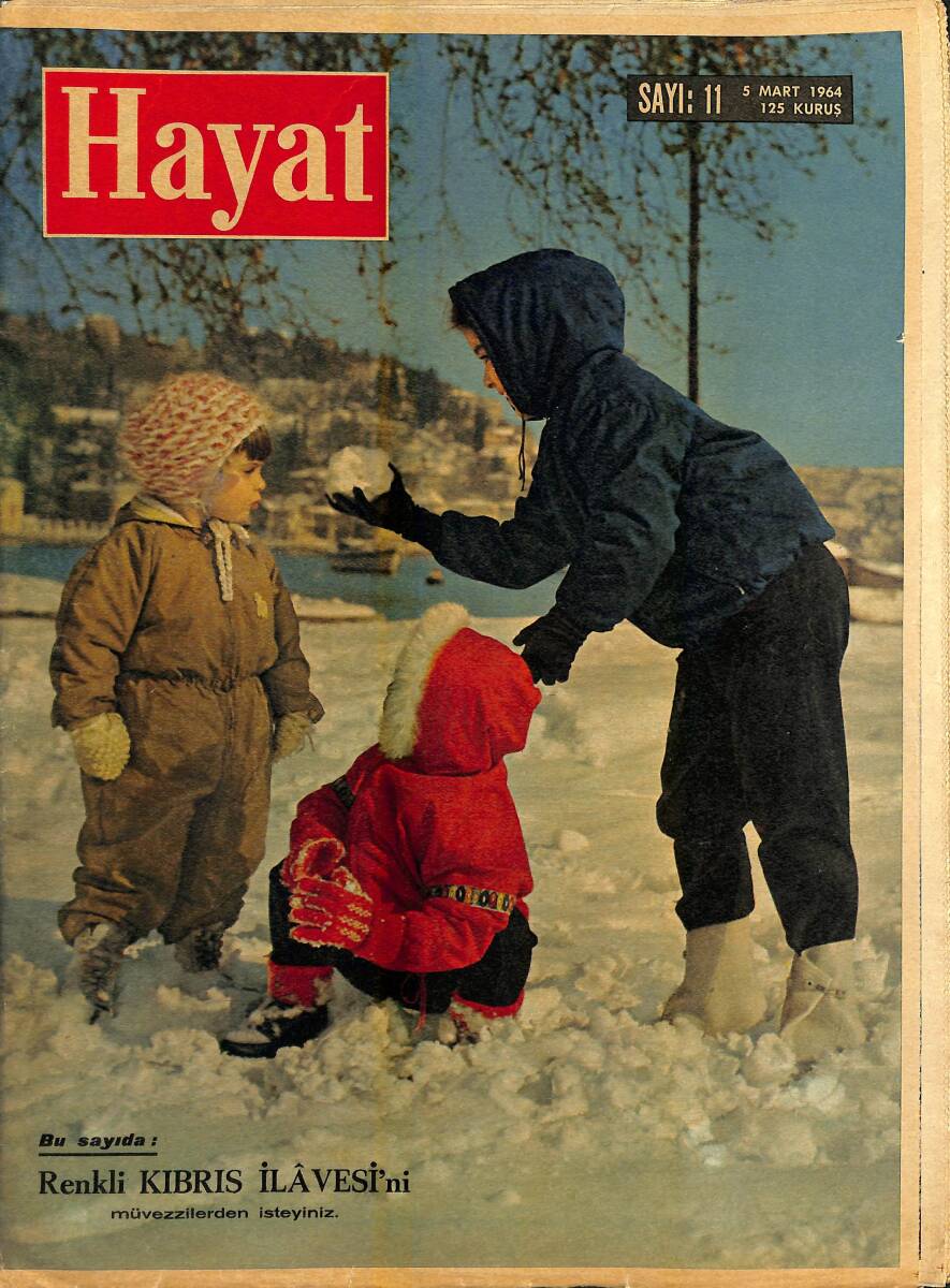 HAYAT DERGİSİ 5 Mart 1964 Sayı: 11 - Asırlar Boyunca Kıbrıs - Prenses İrini Ve Halil Bey NDR88442 - 1