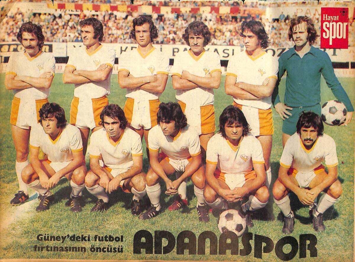 Hayat Dergisi Adanaspor Oyuncu Kadrosu Poster KRT21104 - 1