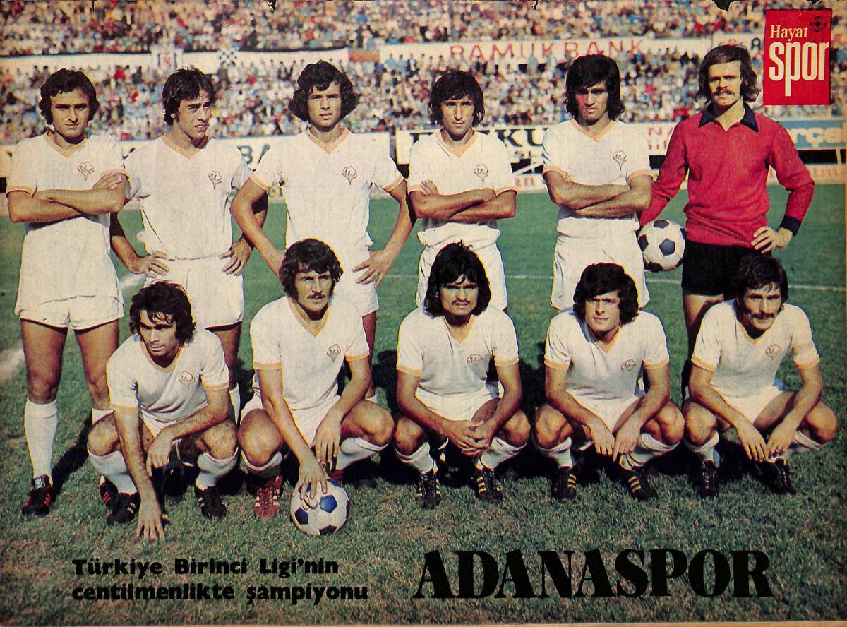 Hayat Dergisi Adanaspor Oyuncu Kadrosu Poster KRT21150 - 1