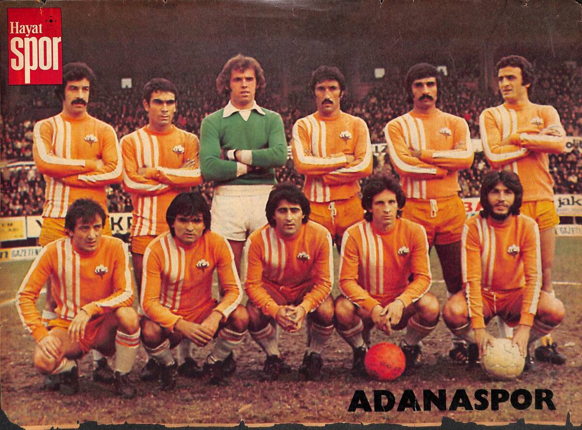 Hayat Dergisi Adanaspor Oyuncu Kadrosu Poster KRT21175 - 1