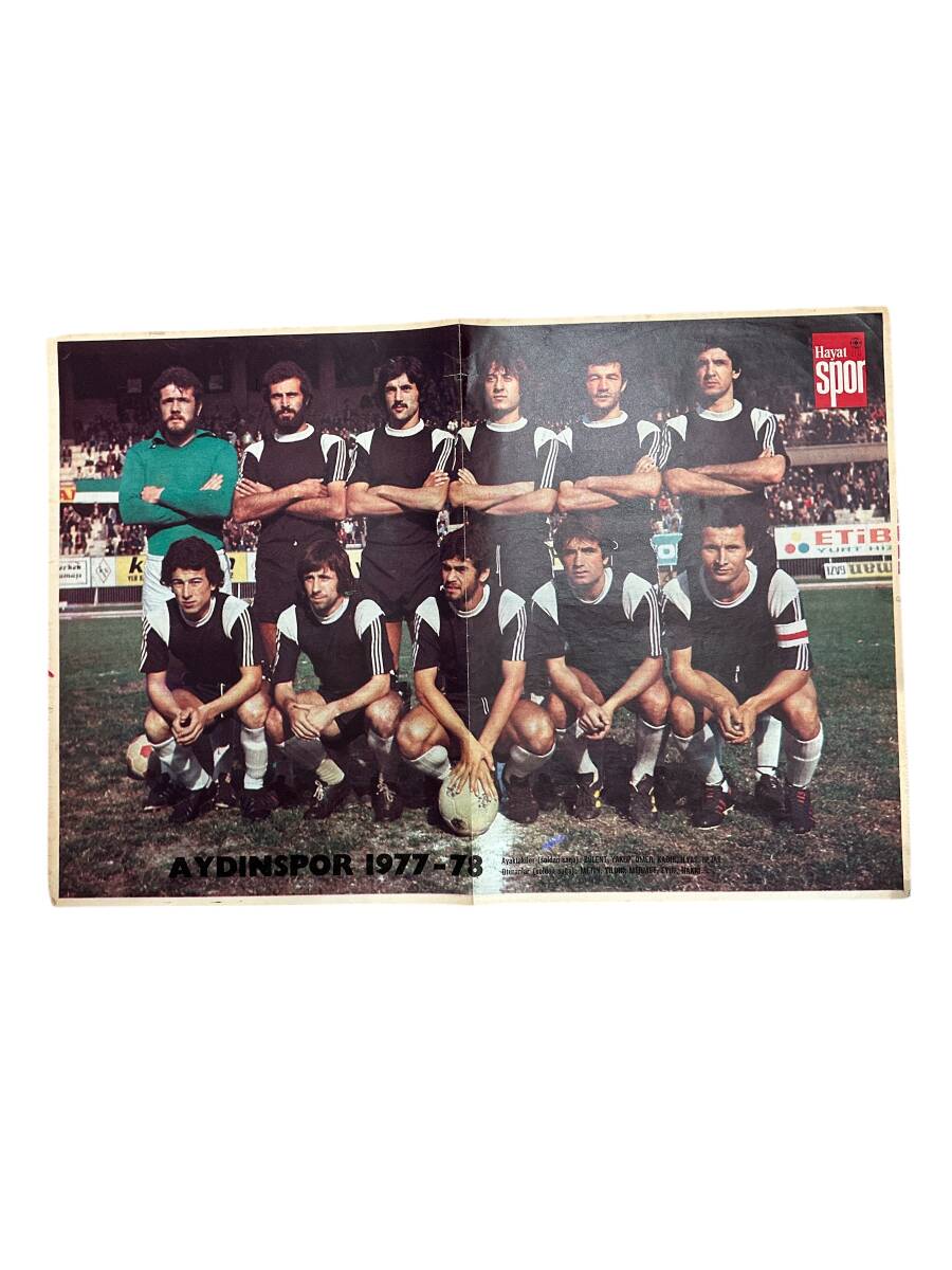 Hayat Dergisi Aydınspor 1977-78 Sezonu Oyuncu Kadrosu Poster KRT23249 - 1