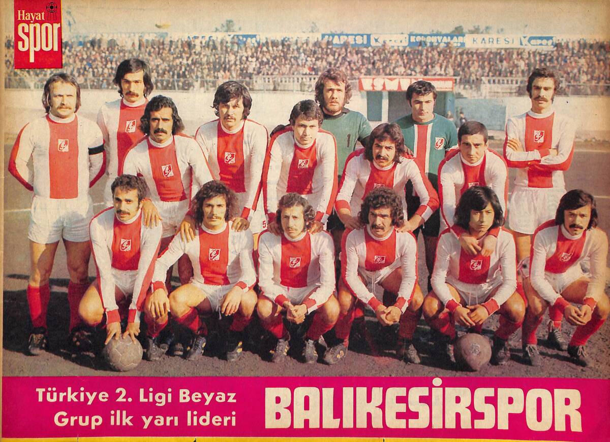 Hayat Dergisi Balıkesirspor Oyuncu Kadrosu Poster KRT21157 - 1