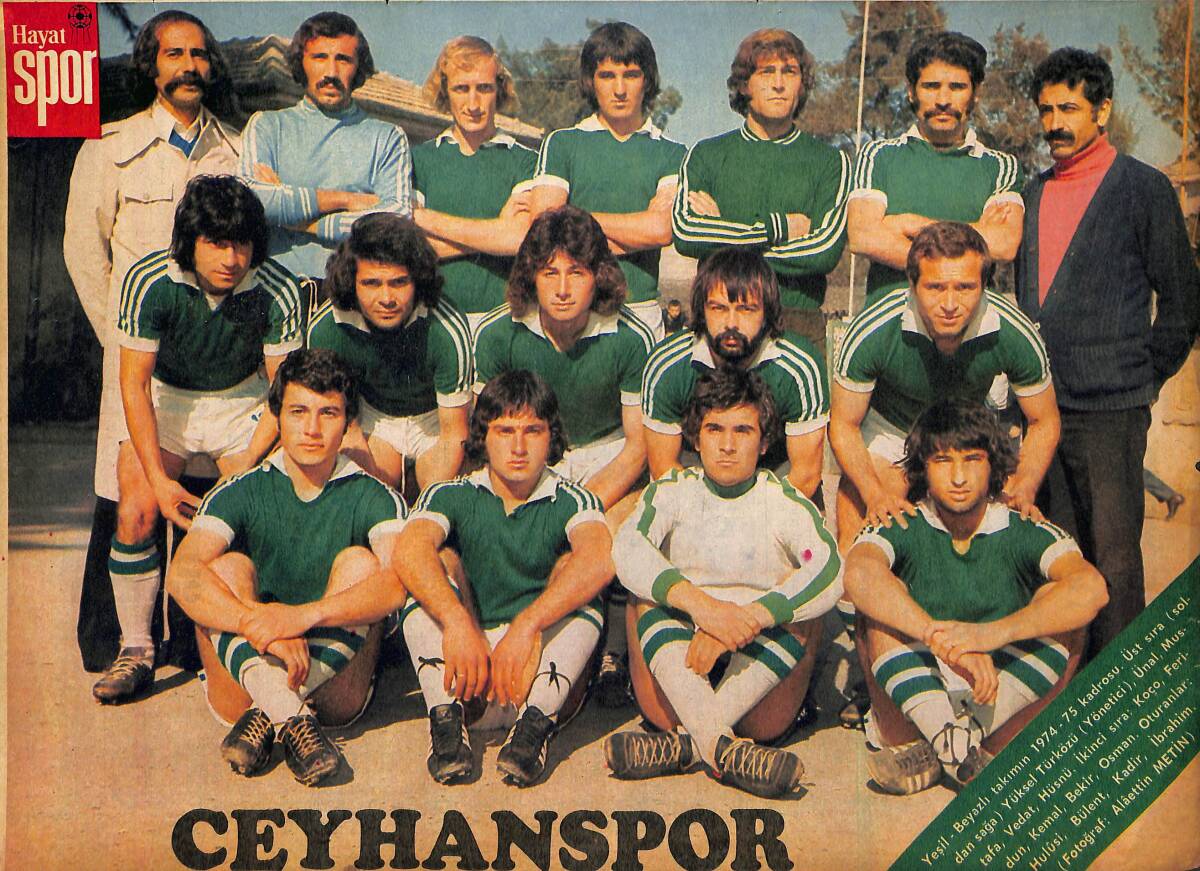 Hayat Dergisi Ceyhanspor Oyuncu Kadrosu Poster KRT21160 - 1