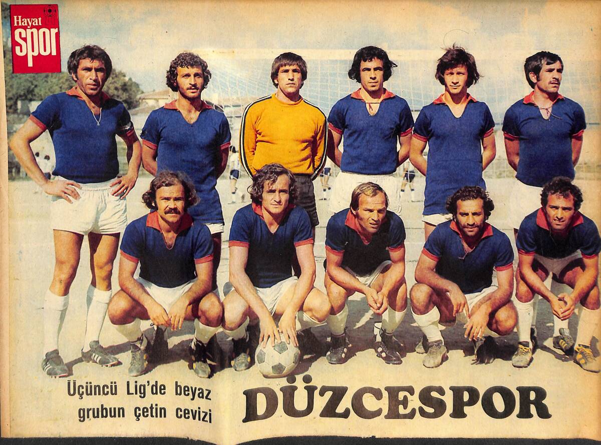 Hayat Dergisi Düzcespor Oyuncu Kadrosu Poster KRT21084 - 1