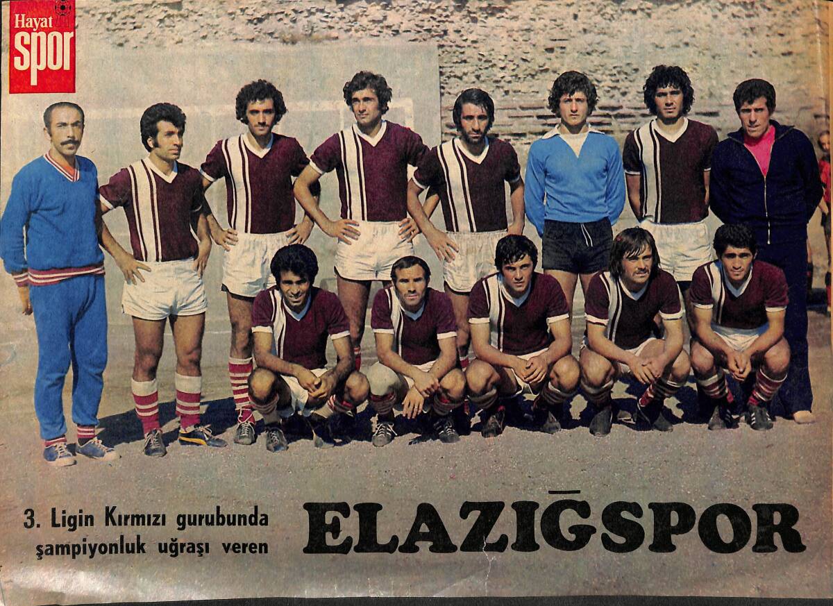 Hayat Dergisi Elazığspor Oyuncu Kadrosu Poster KRT21182 - 1