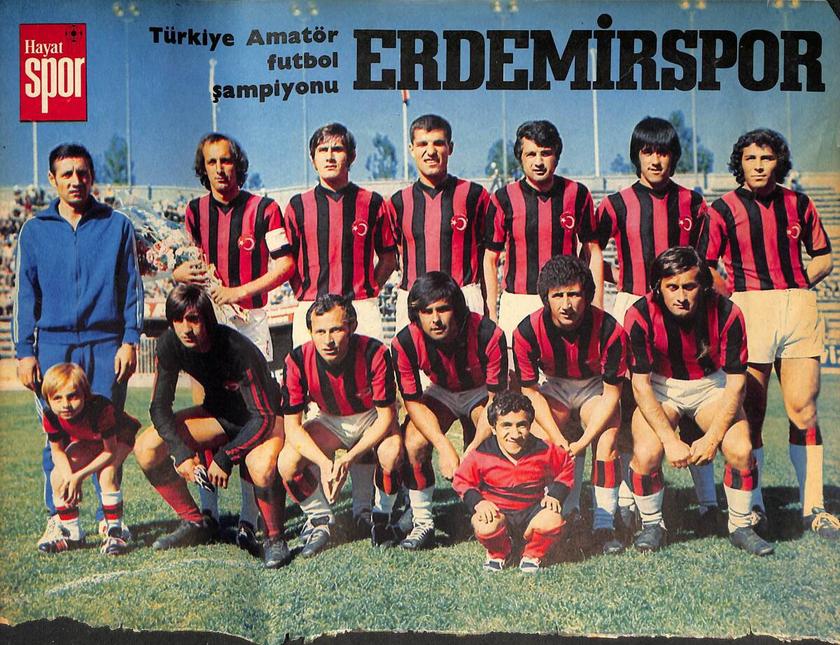 Hayat Dergisi Erdemirspor Oyuncu Kadrosu Poster KRT21087 - 1