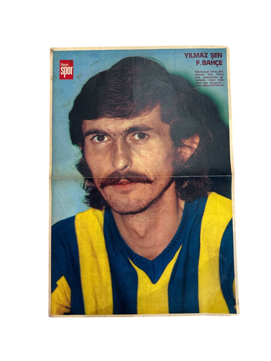 Hayat Dergisi Fenerbahçe Oyuncu Yılmaz Şen Poster KRT23240 - 1