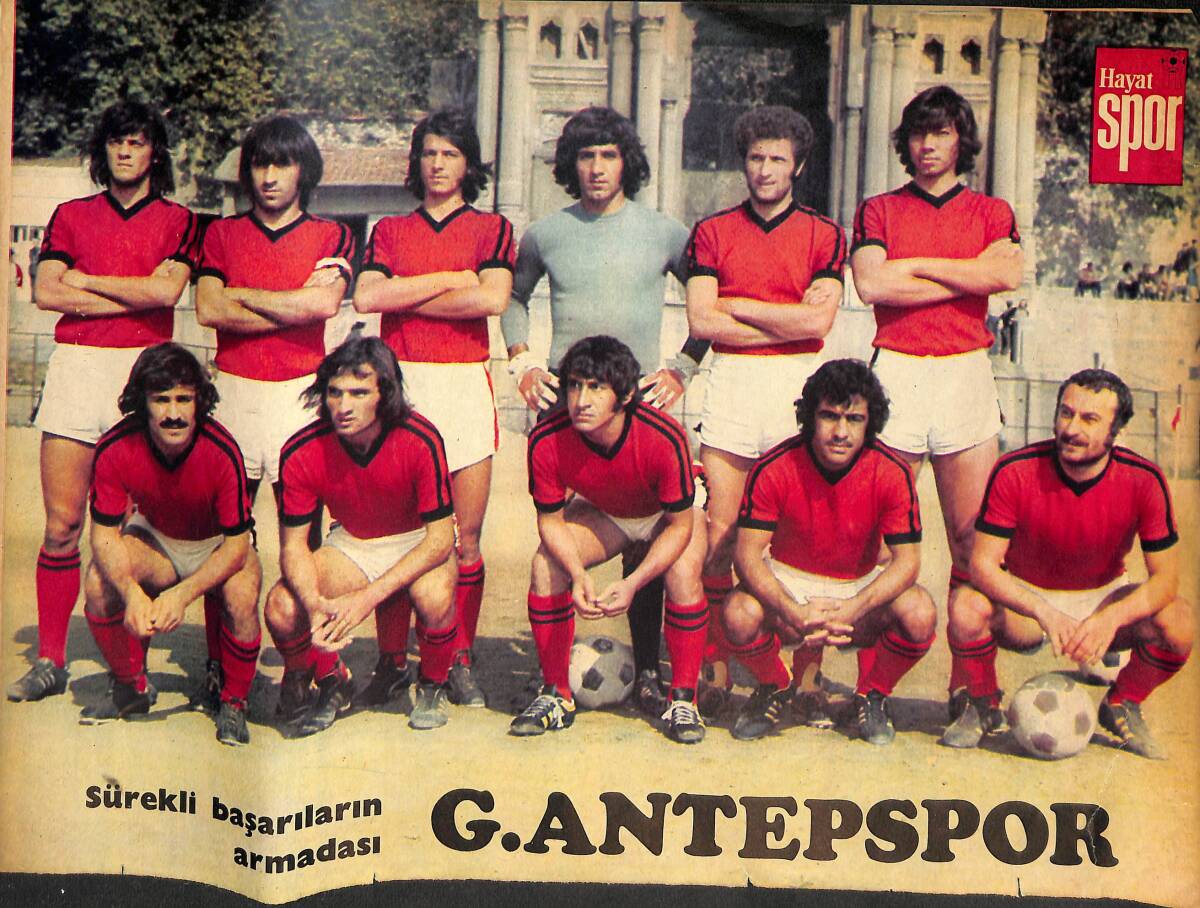 Hayat Dergisi G.Antepspor Oyuncu Kadrosu Poster KRT21105 - 1