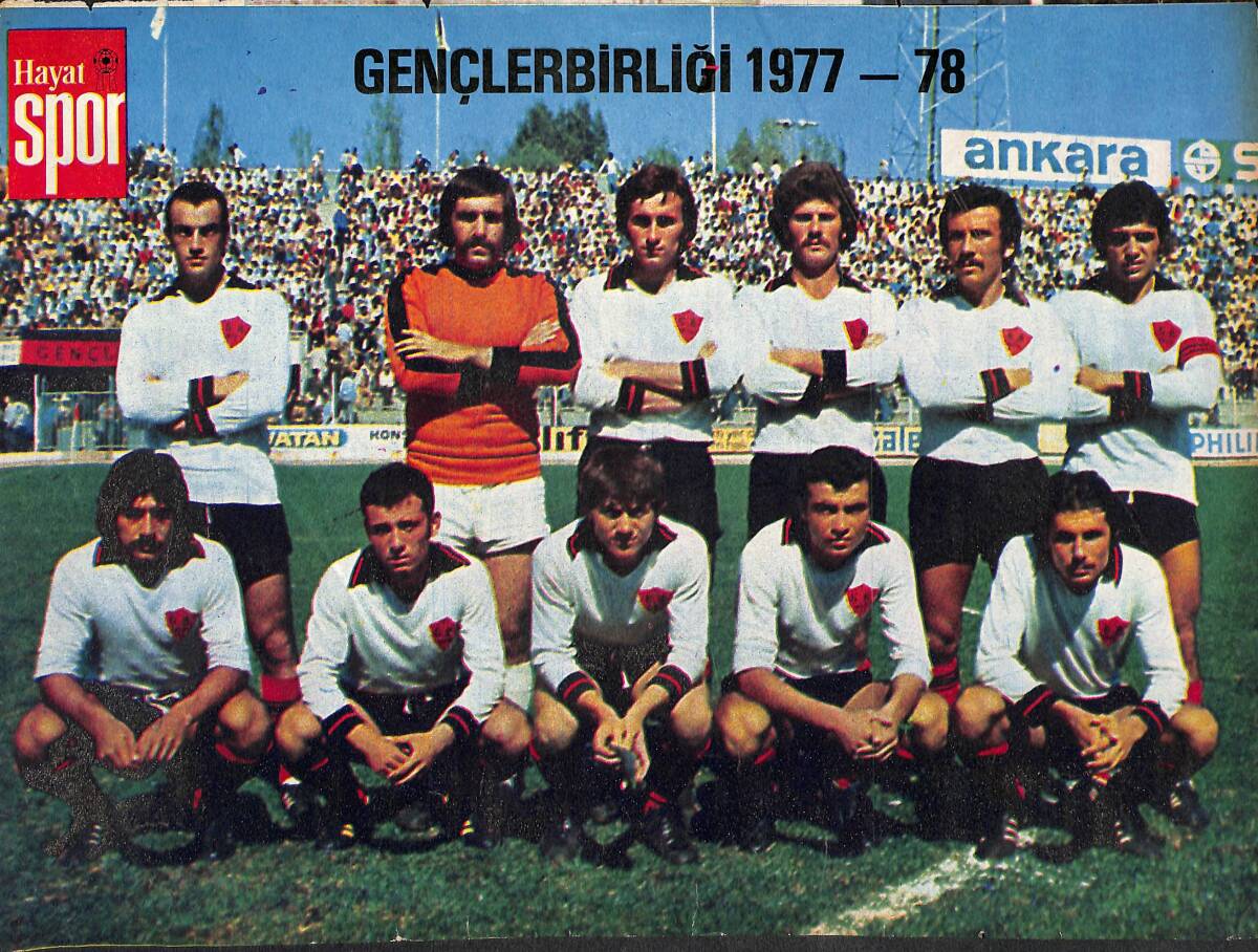 Hayat Dergisi Gençlerbirliği 1977-78 Oyuncu Kadrosu Poster KRT21176 - 1