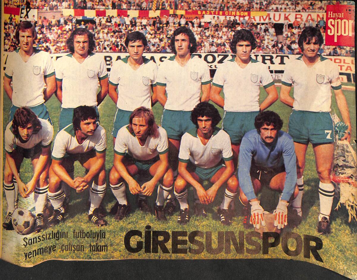 Hayat Dergisi Giresunspor Oyuncu Kadrosu Poster KRT21103 - 1