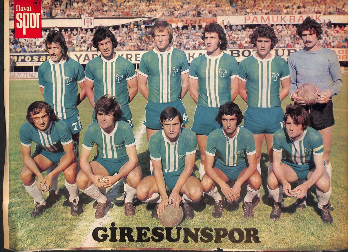 Hayat Dergisi Giresunspor Oyuncu Kadrosu Poster KRT21109 - 1